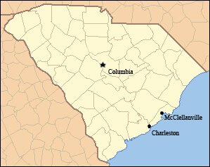 Map of South Carolina Map of South Carolina