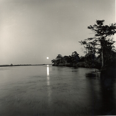 Nancy Marshall, Moon over Darien River, Georgia, 2010.