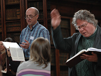 Lisa Canny, Grit Glass, and John Hough, Neely Bruce of Middletown, Connecticut, and David Ivey of Madison, Alabama, teach a singing school the morning of the first Ireland Sacred Harp Convention, Cork, Ireland, March 5, 2011. Lisa Canny, Grit Glass, and John Hough, Neely Bruce of Middletown, Connecticut, and David Ivey of Madison, Alabama, teach a singing school the morning of the first Ireland Sacred Harp Convention, Cork, Ireland, March 5, 2011.