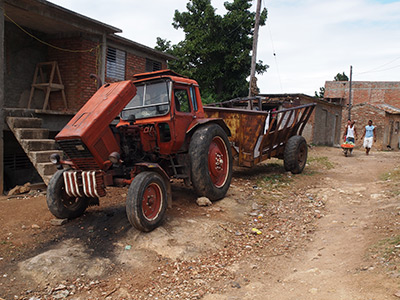 Charles D. Thompson, Jr., Russian Belarus tractor from the Soviet period, Trinidad, Cuba, 2010.