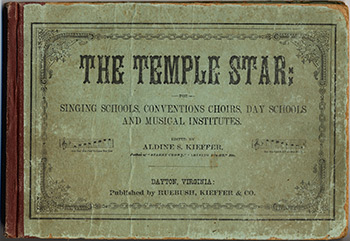 Cover of The Temple Star, edited by Aldine S. Kieffer, 1878. Courtesy of the Pitts Theology Library, Candler School of Theology, Emory University. Cover of The Temple Star, edited by Aldine S. Kieffer, 1878. Courtesy of the Pitts Theology Library, Candler School of Theology, Emory University.