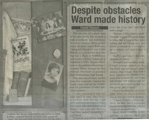 Article from Pebblebrook High's BrookSpeak, March 2009.