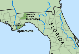 Map of Middle Florida, 2012. Map of Middle Florida, 2012.