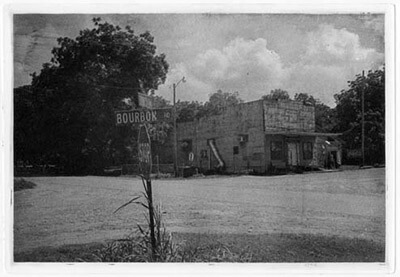 The Bourbon Mall, Bourbon, Mississippi, photograph by William Boling © 2004, 2011. See more at the Jennifer Schwartz Gallery.