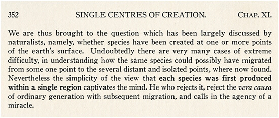 Excerpt from Charles Darwin's On the Origin of Species, 1859. Excerpt from Charles Darwin's On the Origin of Species, 1859.