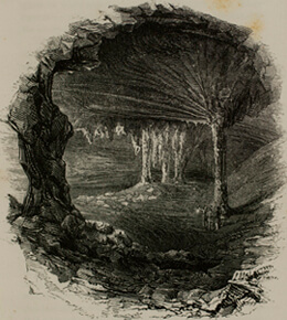 Horace Martin, Gothic Chapel, Mammoth Cave, Kentucky, 1851.