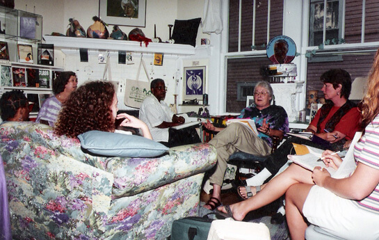 Photographer unknown, Charis Circle board meeting, Atlanta, Georgia, mid 1990s.