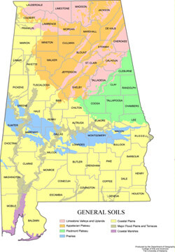 Alabama Soil Map Alabama Soil Map