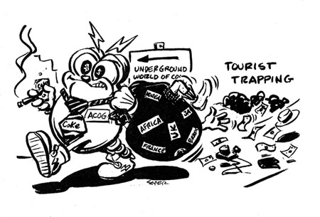 Tourist Trapping Cartoon