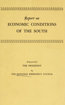 NEC's Report on Economic Conditions of the South, 1938. Digital version, University of North Carolina at Chapel Hill. 