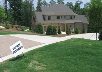 Private residence in Roswell development