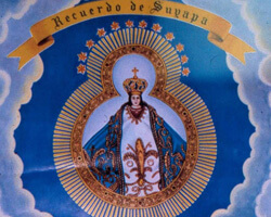 Image of Our Lady of Suyapa, the patron saint of Honduras, in the Misión Católica. Doraville, Georgia. Photo by Mary Odem, 2001 Image of Our Lady of Suyapa, the patron saint of Honduras, in the Misión Católica. Doraville, Georgia. Photo by Mary Odem, 2001