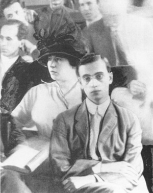 Leo Frank and Lucille Frank at his trial in 1915. Leo Frank and Lucille Frank at his trial in 1915.