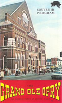 Grand Ole Opry souvenir program Grand Ole Opry souvenir program