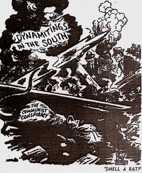 "Smell a Rat?" cartoon from The Citizens' Council, Oct. 1958, 3. "Smell a Rat?" cartoon from The Citizens' Council, Oct. 1958, 3.