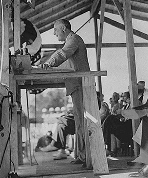 Franklin D. Roosevelt in Barnesville, Georgia, 11 August 1938. Courtesy of the Franklin D. Roosevelt Presidential Library and Museum.