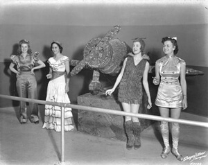 Burgert Brothers, An Exhibit with an airplane made of cigars at the Florida State Fair, Tampa, Florida, 1941. Catalog no.: B29-f-00003493. University of South Florida Digital Collections. Burgert Brothers, An Exhibit with an airplane made of cigars at the Florida State Fair, Tampa, Florida, 1941. Catalog no.: B29-f-00003493. University of South Florida Digital Collections.