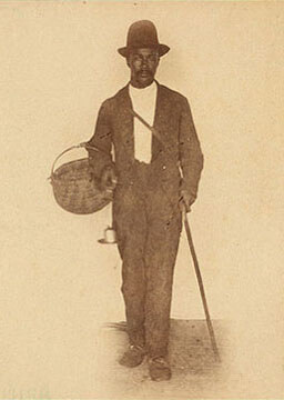 Mandeville Thum, William the guide, Mammoth Cave, Kentucky, 1876-1877.