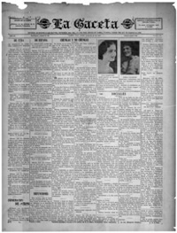 La Gaceta 11/174, July 22, 1933. University of South Florida Digital Collections. La Gaceta 11/174, July 22, 1933. University of South Florida Digital Collections.