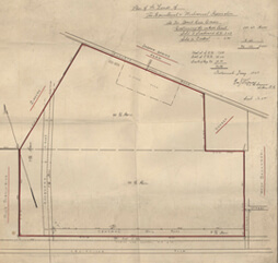 Plat of Ten Broeck Race Course site, Savannah, Georgia, 1907. Courtesy of Georgia Historical Society Archives.