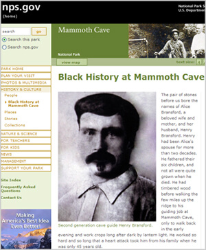 Black History at Mammoth Cave