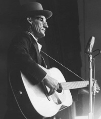 Peter Feldman, Roscoe Holcombe at folk festival, 1963