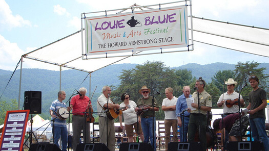 Tennessee Jamboree reunion at the Louie Bluie Music and Arts Festival, Caryville, Tennessee, June 2007 Tennessee Jamboree reunion at the Louie Bluie Music and Arts Festival, Caryville, Tennessee, June 2007