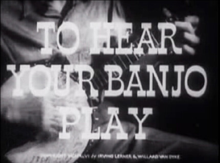 Still from To Hear Your Banjo Play (1947)