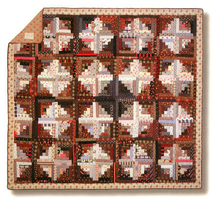 Laurel Horton, Rosa’s Log Cabin Quilt, circa 1880