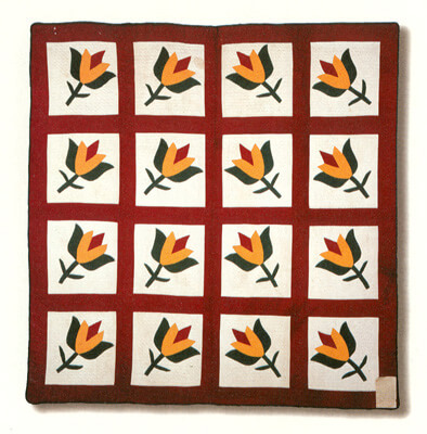 Laurel Horton, The Tulip Quilt, circa 1880 Laurel Horton, The Tulip Quilt, circa 1880