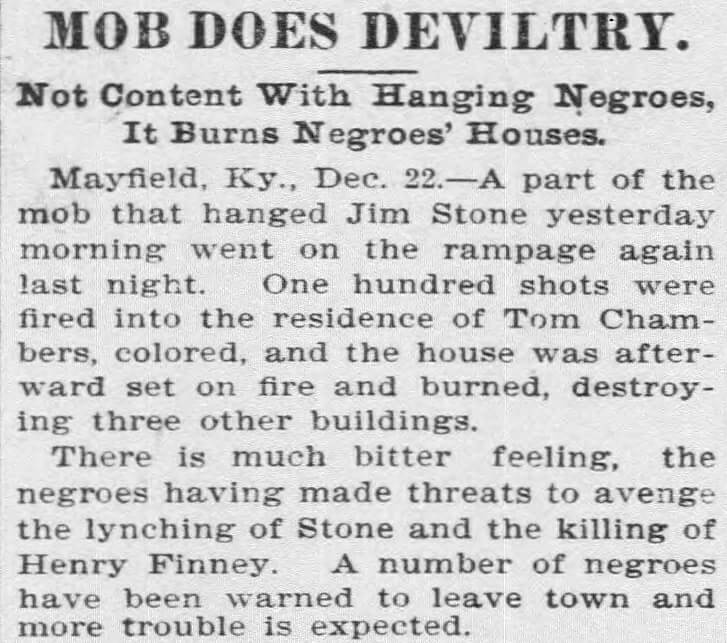 Excerpt, The Topeka State Journal, Topeka, Kansas, December 22, 1896. Newspaper article clipping. Courtesy of the Library of Congress, Chronicling America: Historic American Newspapers. Excerpt, The Topeka State Journal