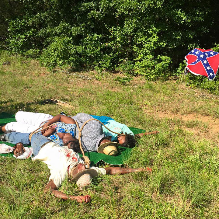 Mark Auslander, The 2015 lynching reenactment, Moore's Ford, Georgia, 2015.