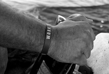 Work bracelet, Chauvin, Louisiana, June 2013. Photograph by Lindsey Feldman.