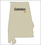 Gadsden, Alabama Map