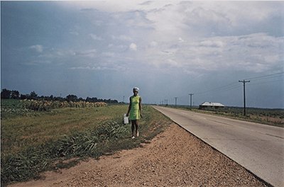 Untitled (Near Minter City and Glendora, Mississippi), 1970, printed 1999. Photograph and dye-transfer print by William Eggleston. From At War with the Obvious, Metropolitan Museum of Art, Accession #2012.286. © Eggleston Artistic Trust.