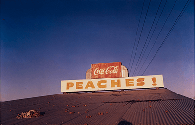 Untitled, 1971. Photograph and dye-transfer print by William Eggleston. From At War with the Obvious, Metropolitan Museum of Art, Accession #2012.300. © Eggleston Artistic Trust.