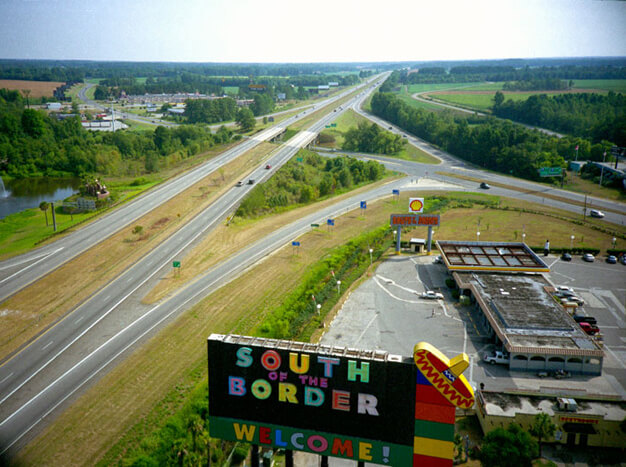 Vern Kousky, View from giant sombrero, South of the Border, South Carolina, 2007.