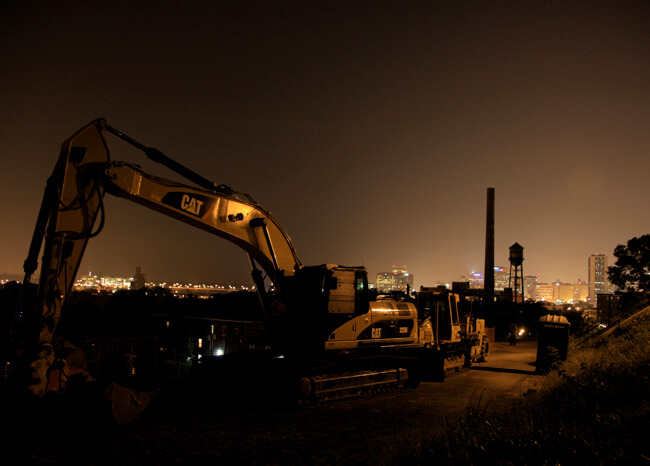Jason Day, Traveling Richmond at night, Richmond, Virginia, 2009.