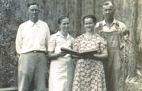 Francis Harper, The "Chesser Quartet", Chesser's Island, 1944. Francis Harper, The "Chesser Quartet", Chesser's Island, 1944.