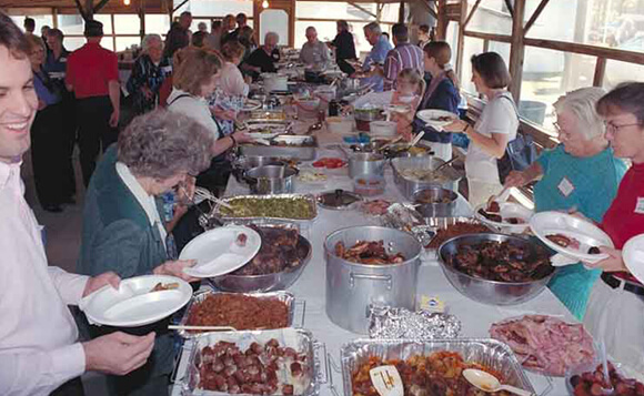 Laurie Kay Sommers, Dinner on the grounds at Mars Hill Primitive Baptist Church, Hoboken, Georgia, 2000. Laurie Kay Sommers, Dinner on the grounds at Mars Hill Primitive Baptist Church, Hoboken, Georgia, 2000.
