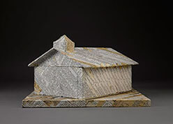 Burned church artist's book, exterior, Amos Paul Kennedy Jr., Kennedy and Sons Collection, Emory University Manuscript, Archives and Rare Book Library.