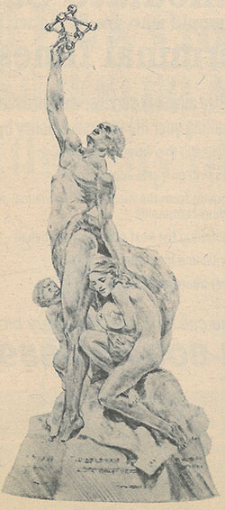 Hope, Southern Voice, November 9, 1995. Sketch of the Hope monument. Jesse R. Peel Papers, LGBT Collections, MARBL, Emory University.