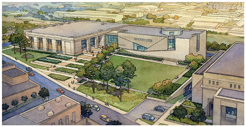 The Museum of Mississippi History and the Mississippi Civil Rights Museum mock-up from the 2 Mississippi Museums Project Fact Sheet, 2013. The Museum of Mississippi History and the Mississippi Civil Rights Museum mock-up from the 2 Mississippi Museums Project Fact Sheet, 2013.