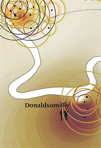 Details from Toxic Release Mapping, Petrochemical America, page 150–151. Illustration by Kate Orff. Courtesy of author. Details from Toxic Release Mapping, Petrochemical America, page 150–151. Illustration by Kate Orff. Courtesy of author.