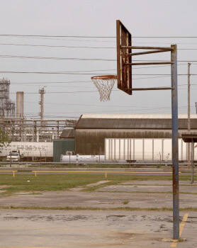 Playground and Shell Refinery, Norco, Louisiana, 1998. Photograph by Richard Misrach. Courtesy of Pace/MacGill Gallery, New York; Fraenkel Gallery, San Francisco; and Marc Selwyn. © Richard Misrach. Playground and Shell Refinery, Norco, Louisiana, 1998. Photograph by Richard Misrach. Courtesy of Pace/MacGill Gallery, New York; Fraenkel Gallery, San Francisco; and Marc Selwyn. © Richard Misrach.