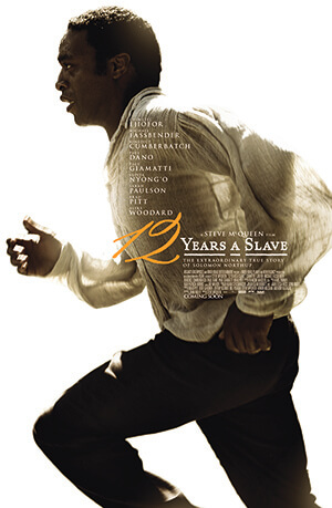 Promotional poster for 12 Years A Slave