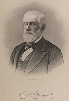 Lemuel P. Grant, Confederate engineer responsible for the construction of Atlanta's inner fortifications, 1889, Wallace P. Reed, History of Atlanta, Georgia: With Illustrations and Biographical Sketches of its Prominent Pioneers, vol. 2 (Syracuse, New York: D. Mason and Company, 1889), 168. Manuscript, Archives, and Rare Book Library, Emory University.