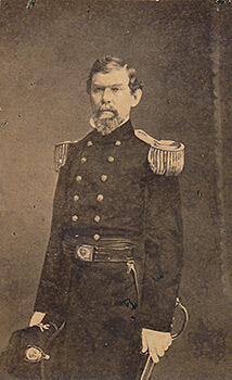 Lieutenant William J. Hardee, corp commander, Army of Tennessee. Carte de visite, albumen print.