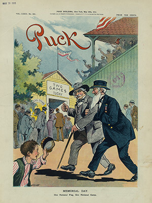 Memorial Day, photomechanical print by Samuel D. Ehrhart. Published by Keppler & Schwarzmann, Puck Building, May 28, 1913. Courtesy of Library of Congress.