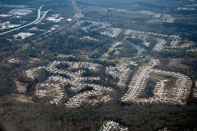 Suburbanizing Atlanta, Georgia, March 31, 2009. Photograph by Maik. Courtesy of Maik, CC BY-ND.